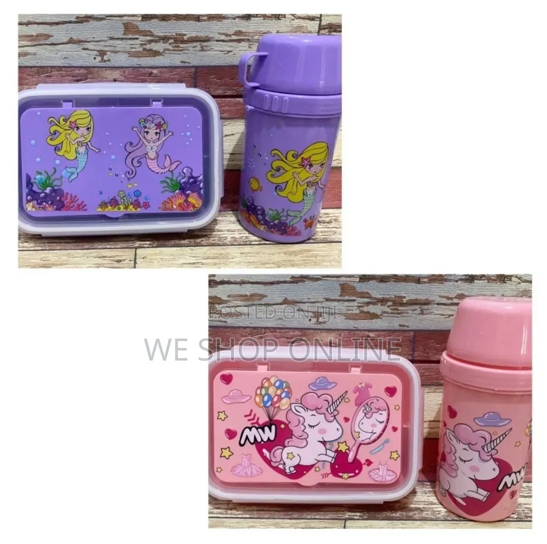 Unicorn Lunch Box Water Cup Set