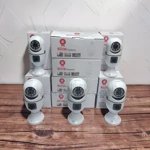 Versatile Dual View Display Dual Lens PTZ WiFi Bulb Camera