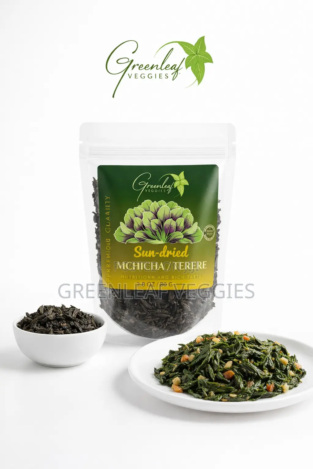 Greenleaf Veggies: Dried Terere/McHicha(Amaranth Leaves) - ReadyToCook