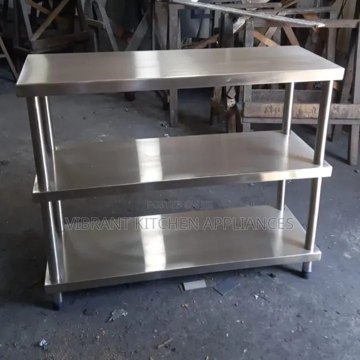Commercial 3-Tier SS Work Table