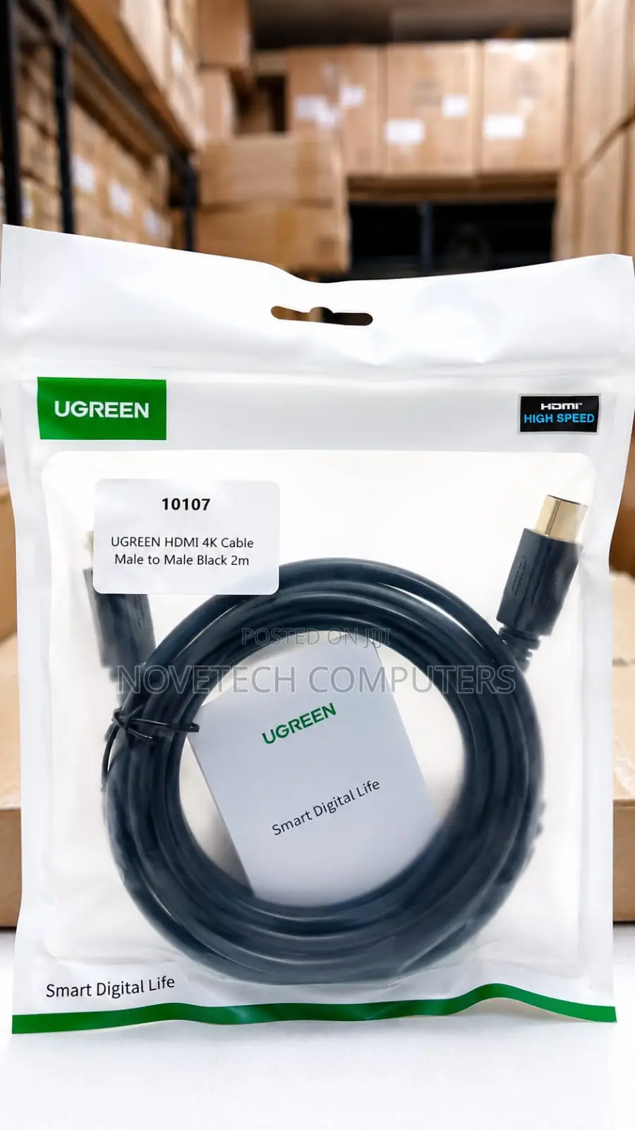 Ugreen Hd104 Hdmi Cable Male to Male 2m