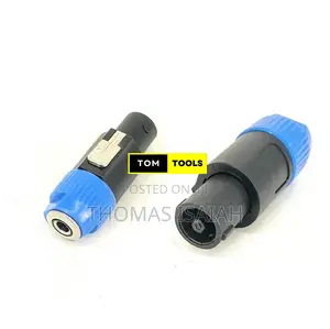 Speakon to 1⁄4 Inch 6.5mm Jack Coupler Connector