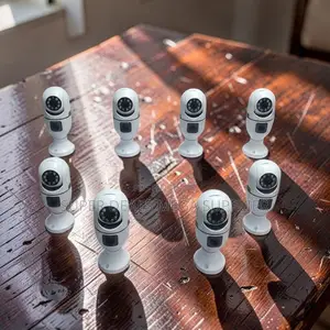 Intelligent Motion Detection Dual Lens PTZ WiFi Bulb Camera