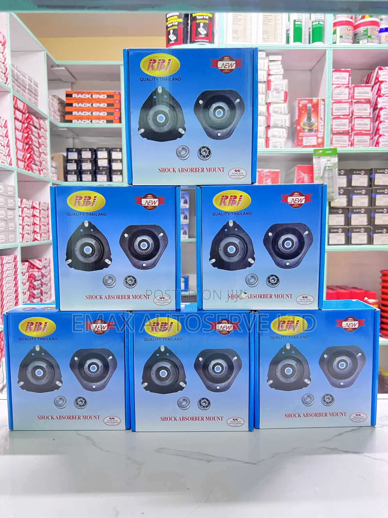 Shock Mounting for All Motor Vehicles Available in Wholesale
