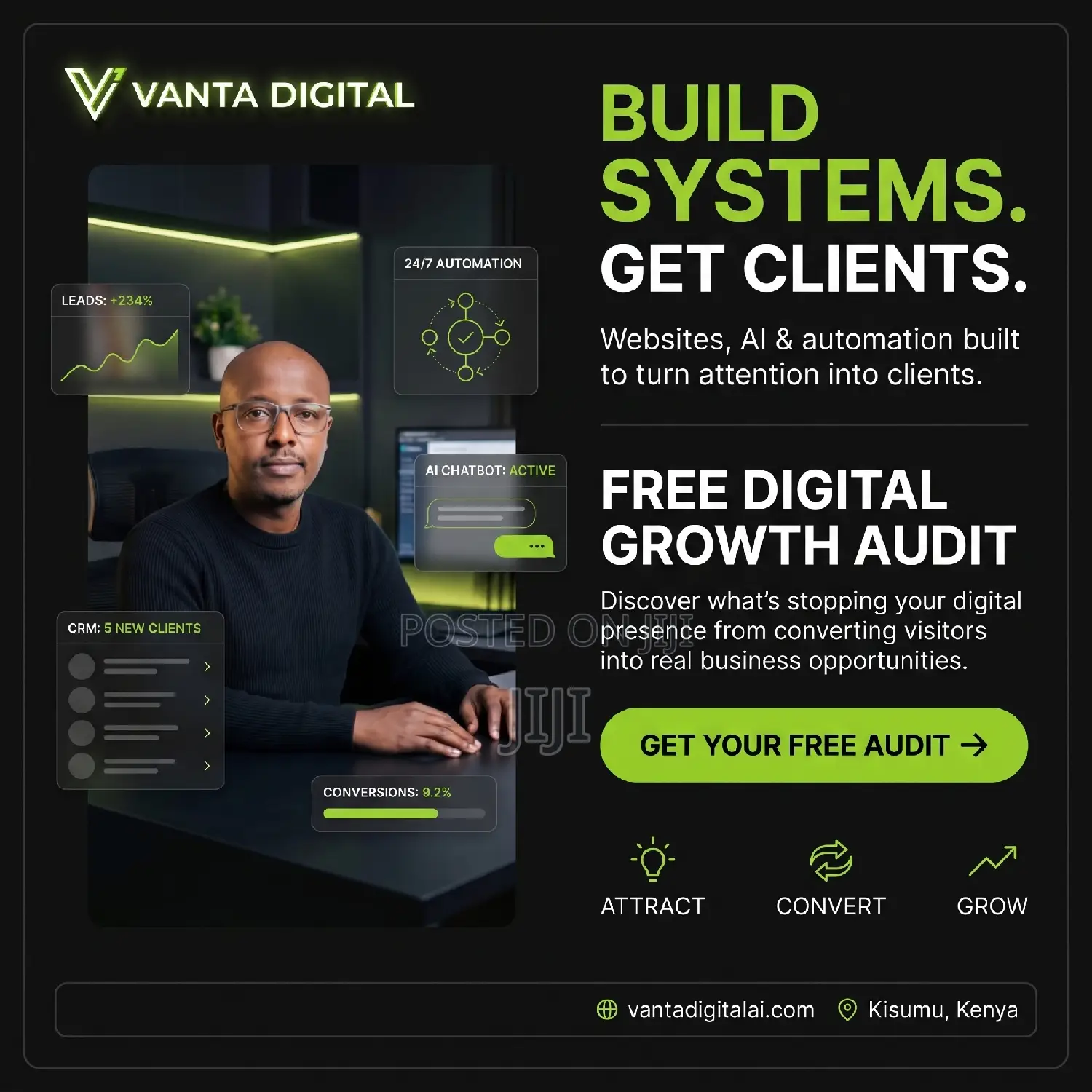 Websites, Ai Chatbots, Automations | Vanta Digital Kenya