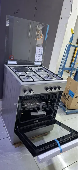 VON Simfer 60x60 3+1 Standing Cooker – Gas Sensor, Electric Hotplate,