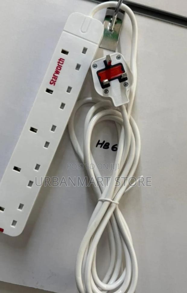 Starworth 5 Way Extension Cable 3 Metres