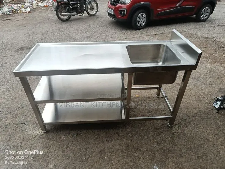 Custom Stainless Steel Single Bowl Sink