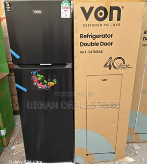 Von 247l No-Frost Double Door Refrigerator