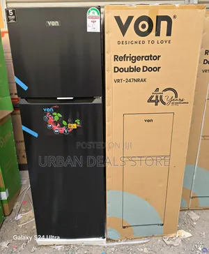 Von 247l No-Frost Double Door Refrigerator