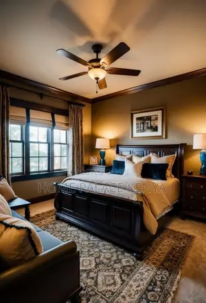 Mahogany Bed; Elegant Modern Mahogany Wooden Bed