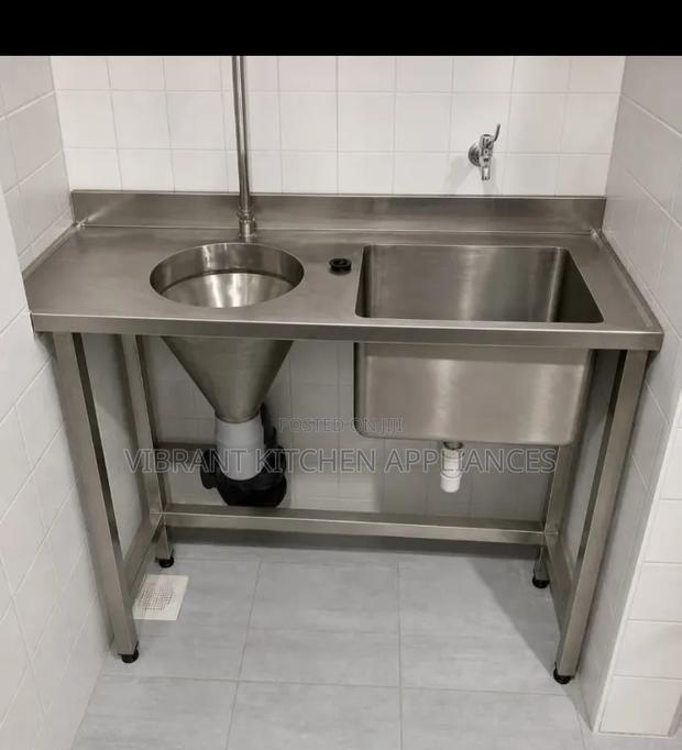 Medical Grade Stainless Steel Sluice Sink