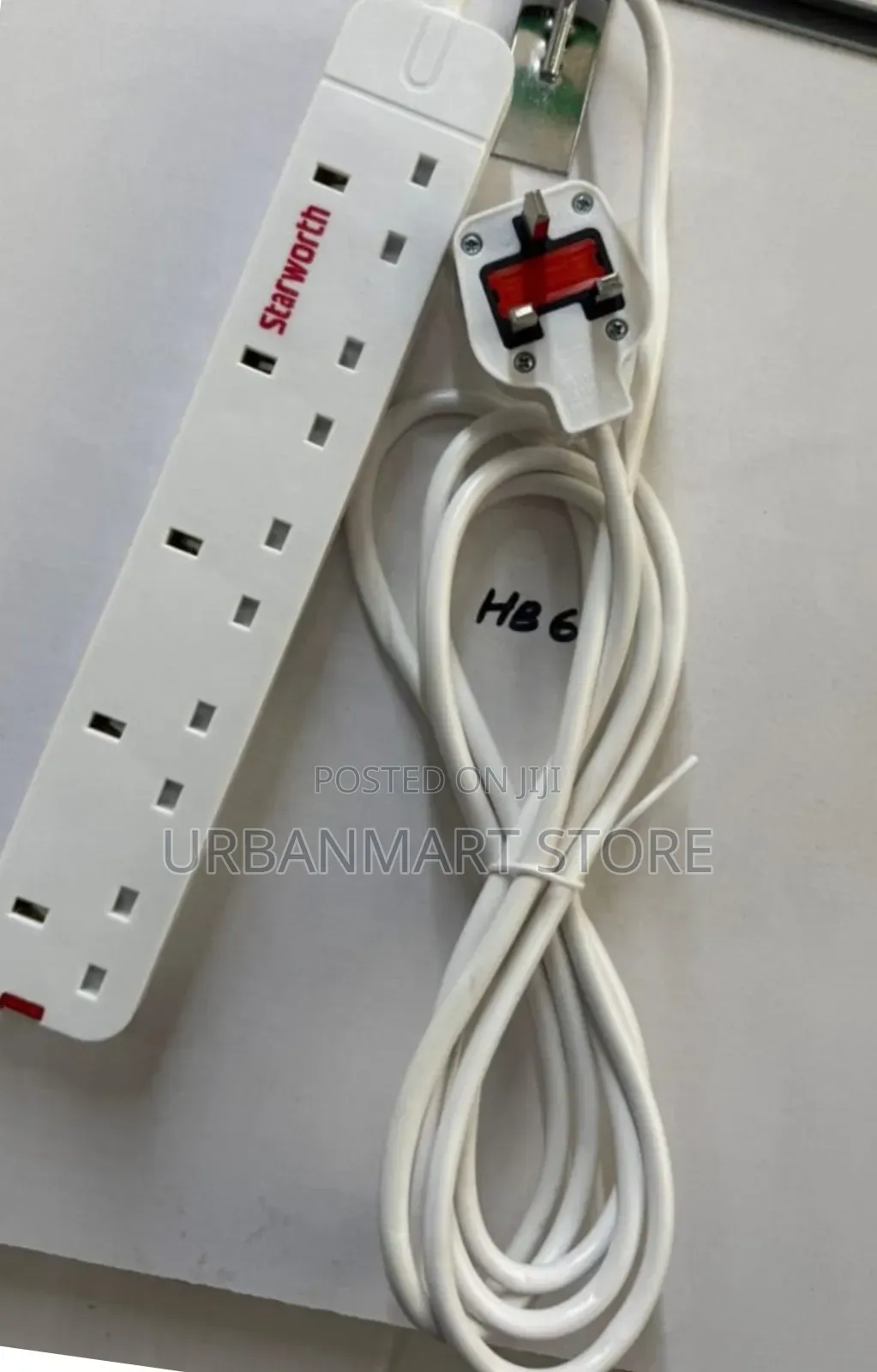 3 Metre Starworth 5 Way Extension Socket