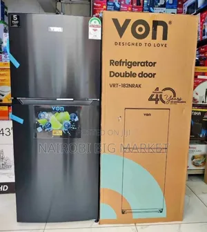 Von 334 Litres No Frost Double Door Refrigerator