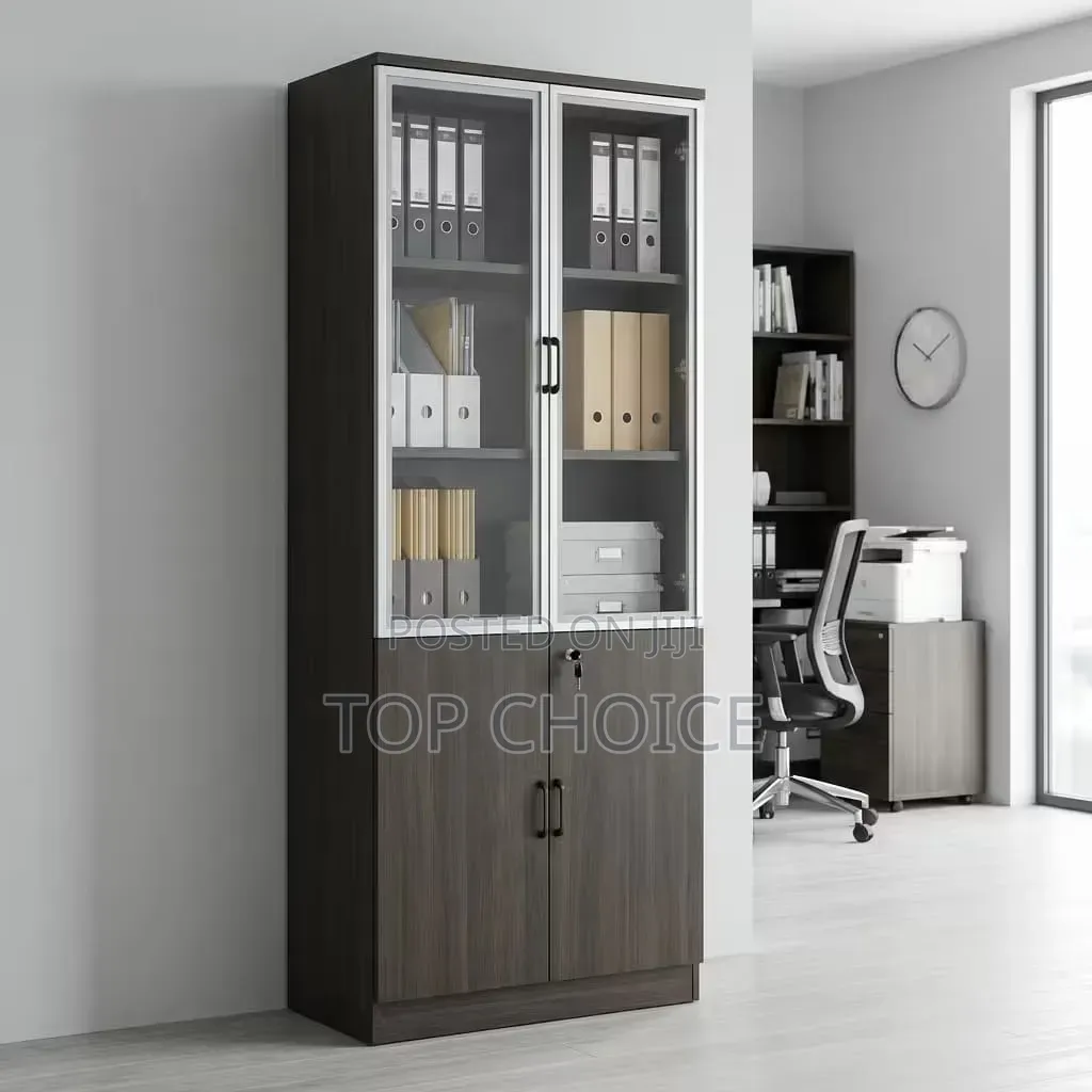Wooden File Cabinets, Two Doors