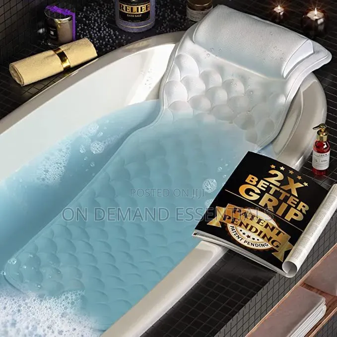 Full Body Bathtub Pillow With 3D Mesh Material