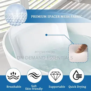 Full Body Bathtub Pillow With 3D Mesh Material