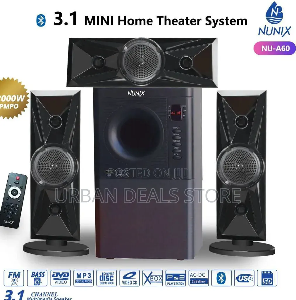Nunix 3.1 Mini Home Theater System NU-A60
