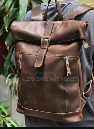 Leather Bagpack for Men