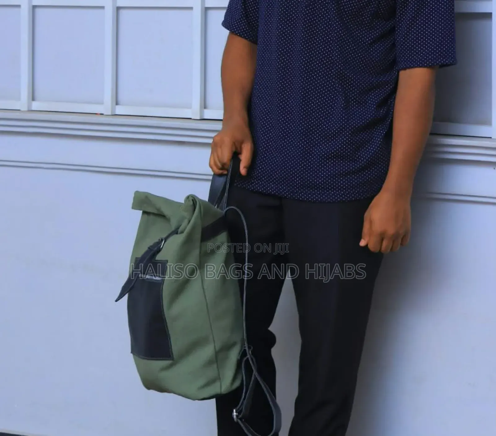 Leather Bagpack for Men