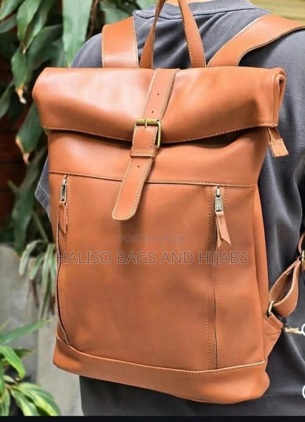 Leather Bagpack for Men - thumbnail 4