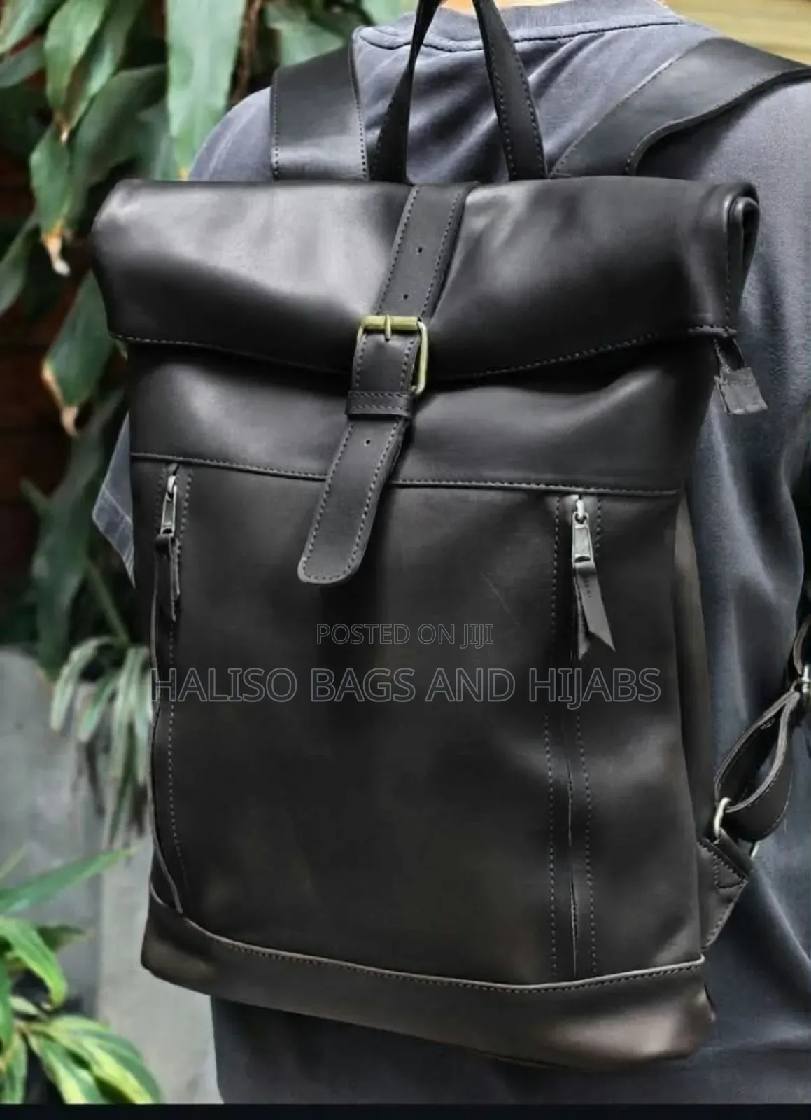 Leather Bagpack for Men