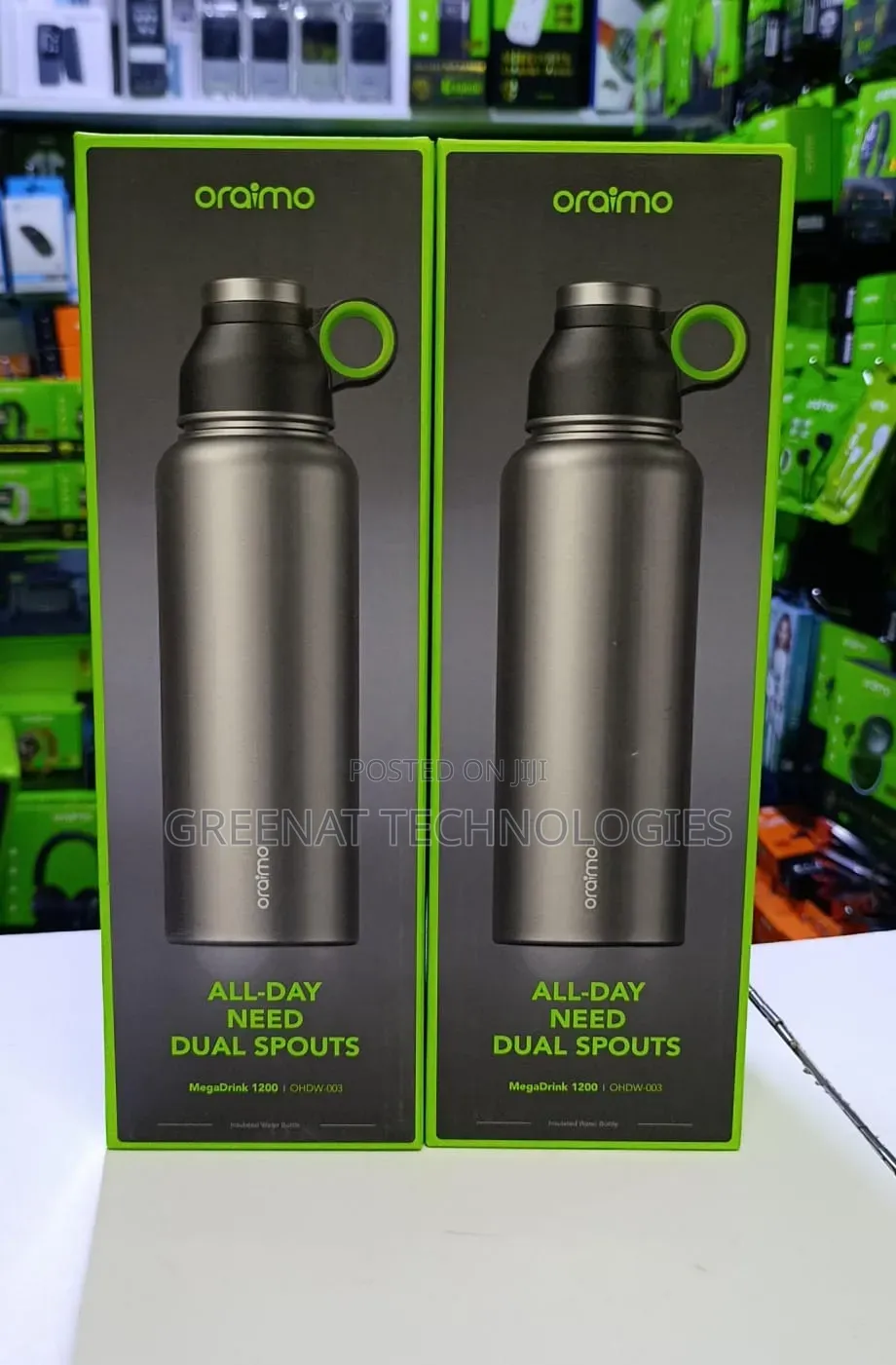 Oraimo MegaDrink 1200 OHDW-003 1.2L Insulated Water Bottle