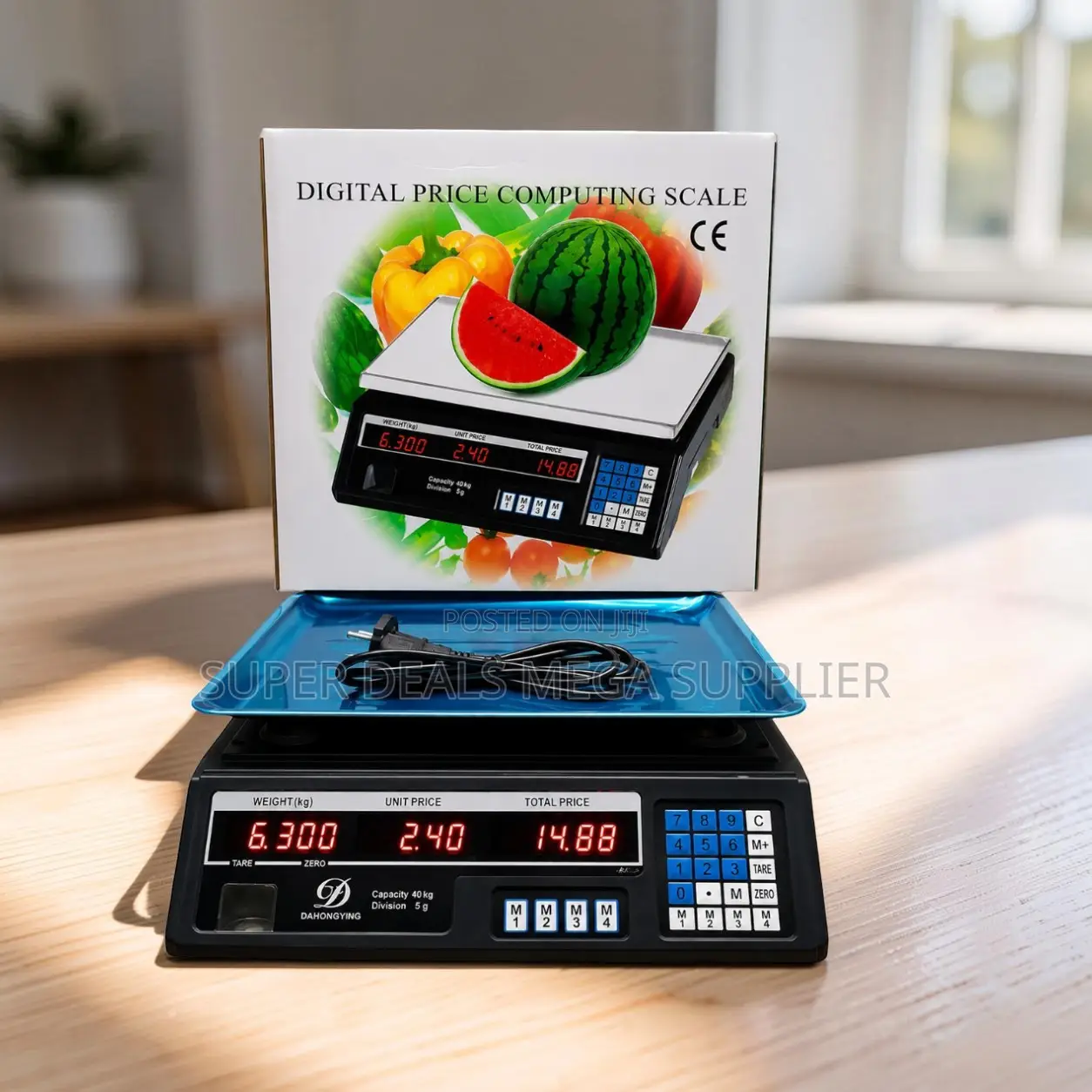 Bright Display Retail Counter ACS 40 Digital Weighing Scale