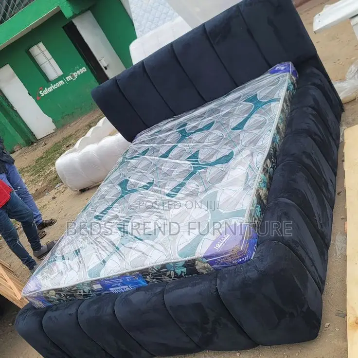 5x6 Bubble Bed Blue Color