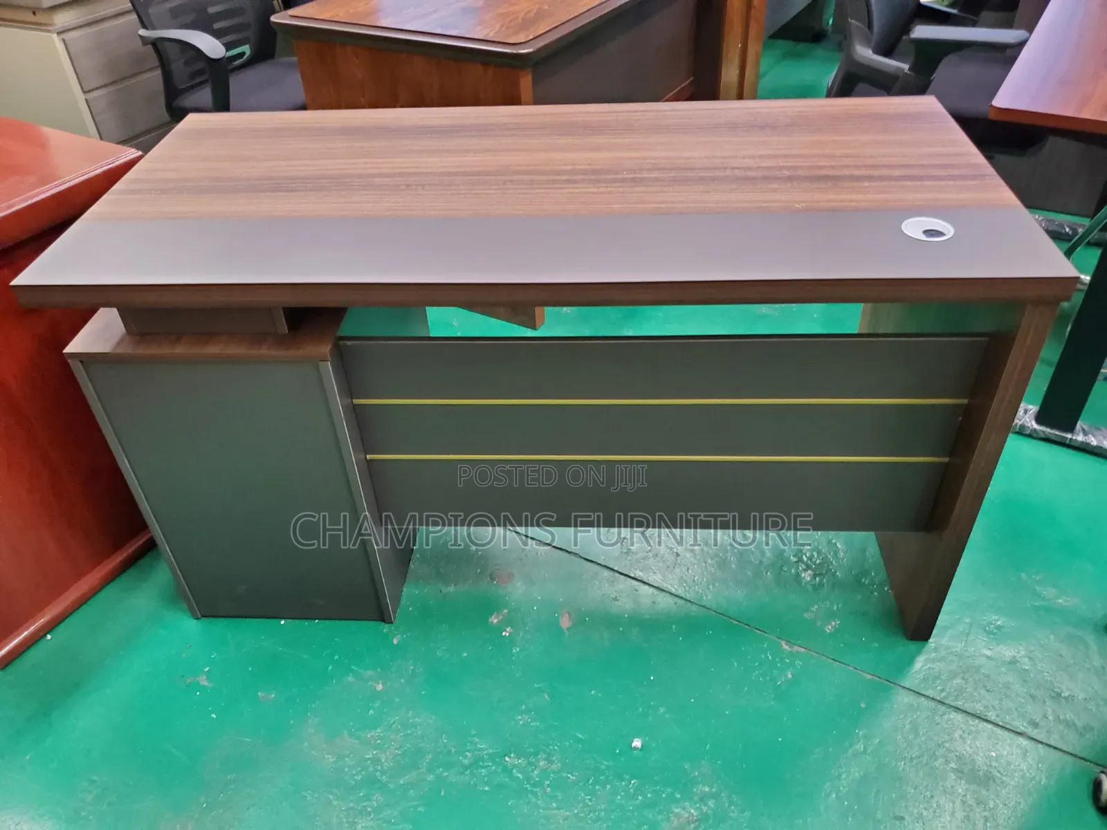 1.2M Office Desk With Integrated Pedestal