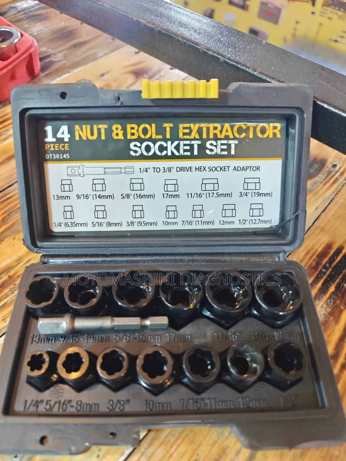 Damaged Nut and Bolt Remover Extractor Kit