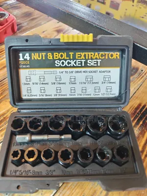 Damaged Nut and Bolt Remover Extractor Kit