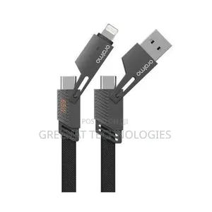 Oraimo SpeedLine 4 OCD-155 65W 4-in-1 Fast Charging Cable 1M