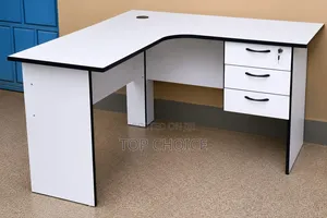 Office Table and Leather Office Chairs