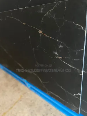 Premium Rafal Black Sintered Stone Slab With Gold Veins 2.6M X 0.8M