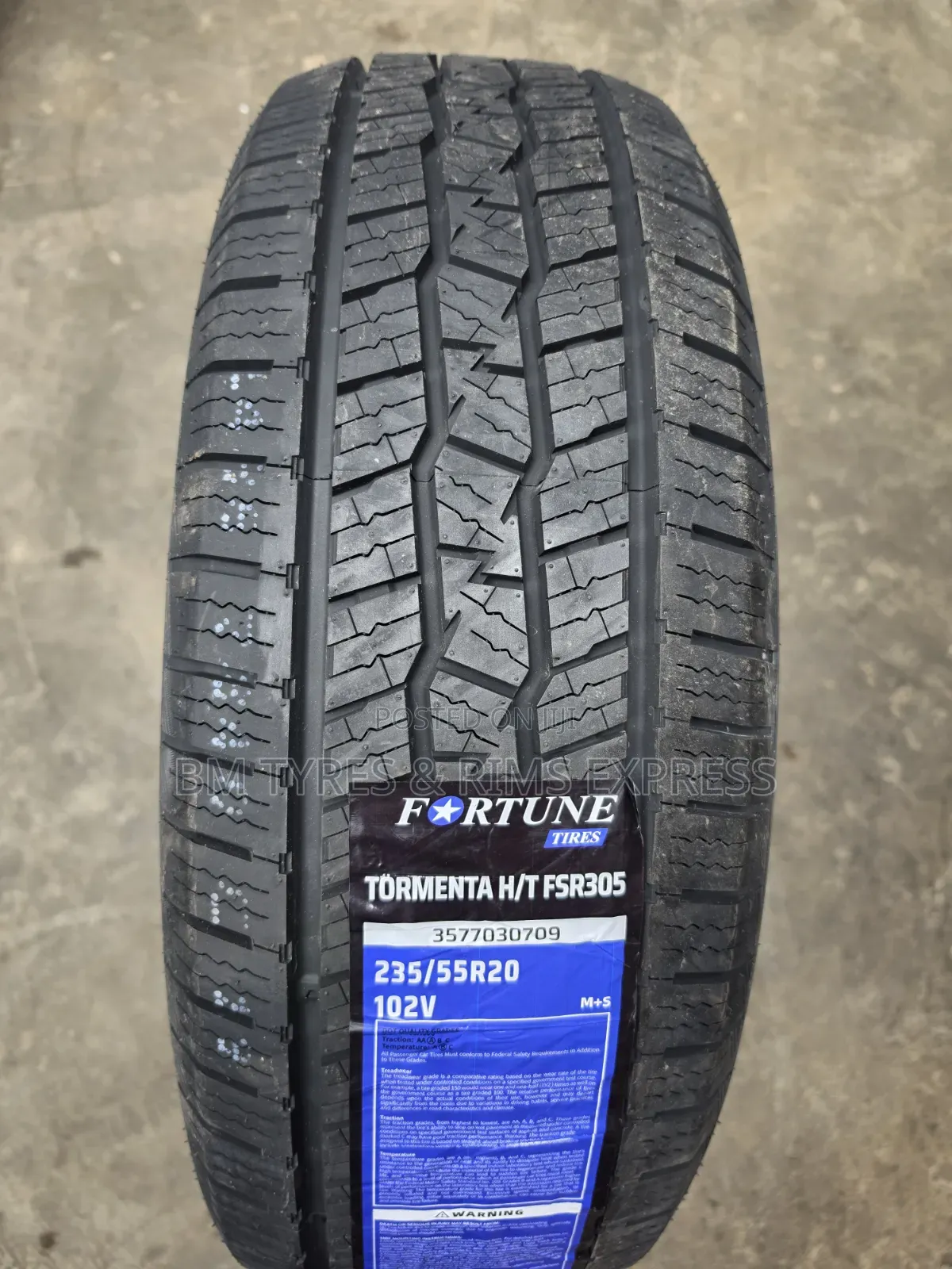 235 /55 R20 FORTUNE TYRES (New Technology)