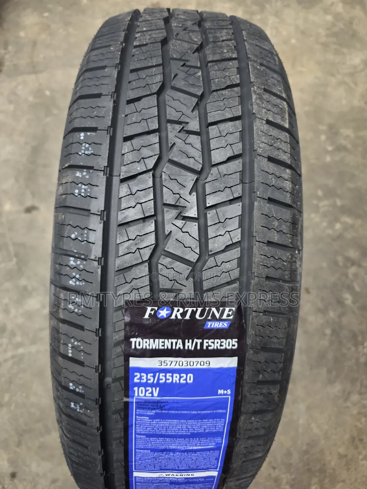 235 /55 R20 FORTUNE TYRES (New Technology)