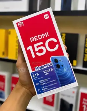 New Xiaomi Redmi 15C 4G 256 GB Black