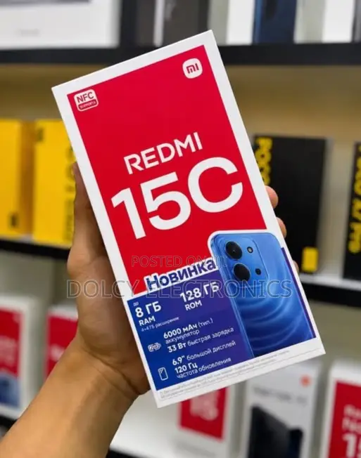 New Xiaomi Redmi 15C 4G 256 GB Black