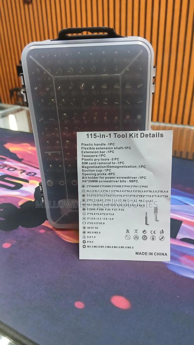 Screwset 115 in 1Toolkit - main view