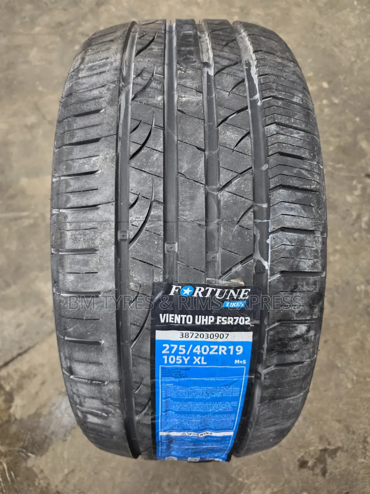 275 /40 R19 FORTUNE TIRES (Thailand)