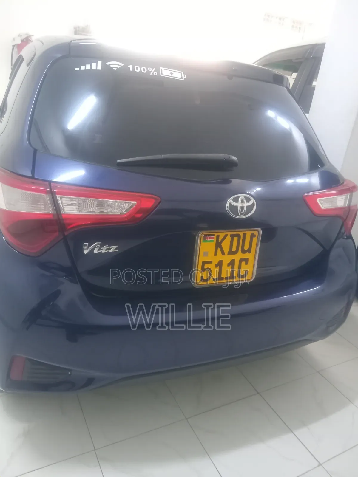 Toyota Vitz 2018 Blue