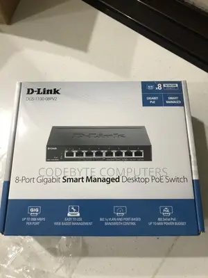 D-Link DGS-108/B 8-Port Gigabit Unmanaged Desktop Switch