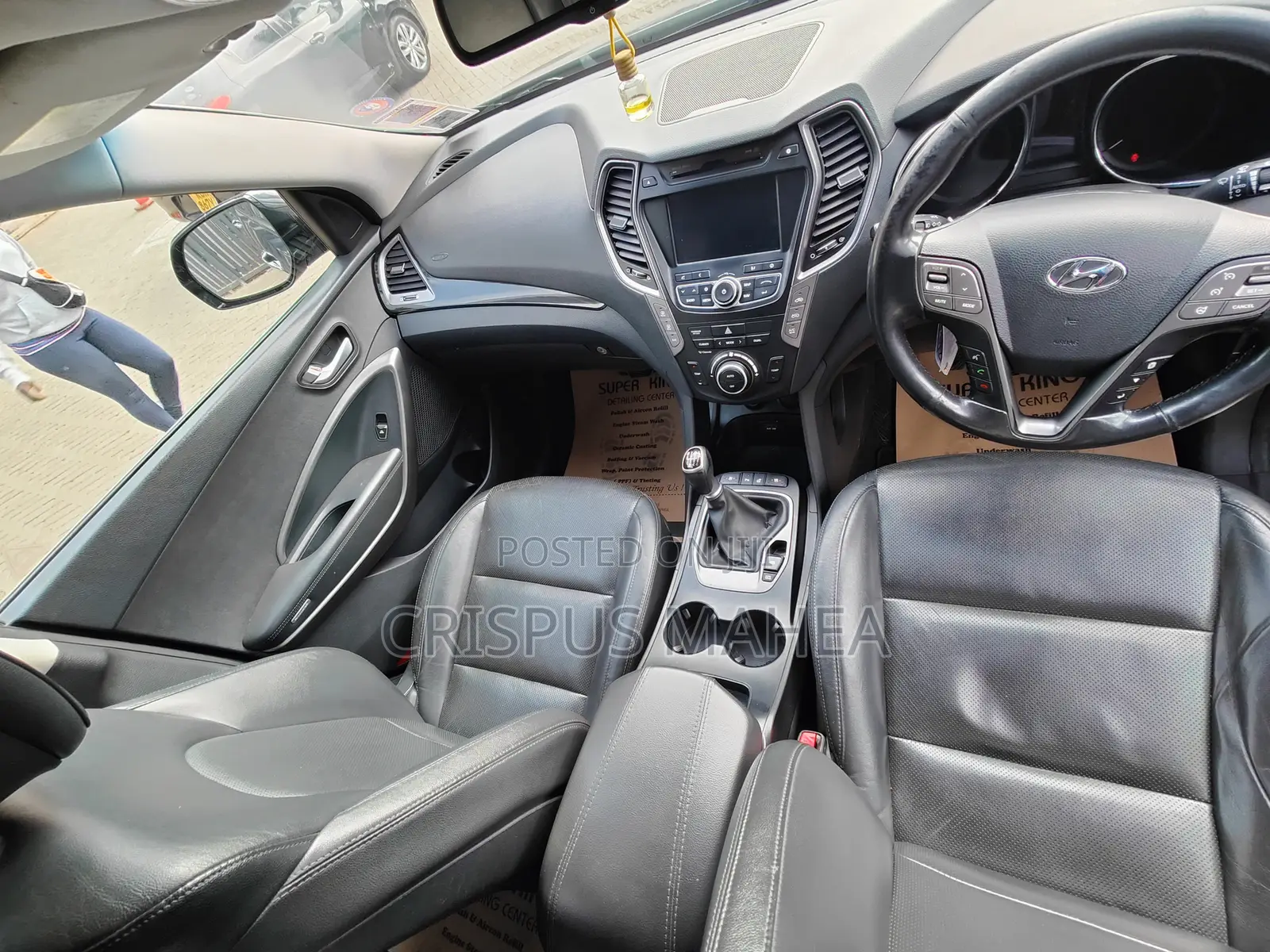 Hyundai Santa Fe SE AWD 2016 Blue