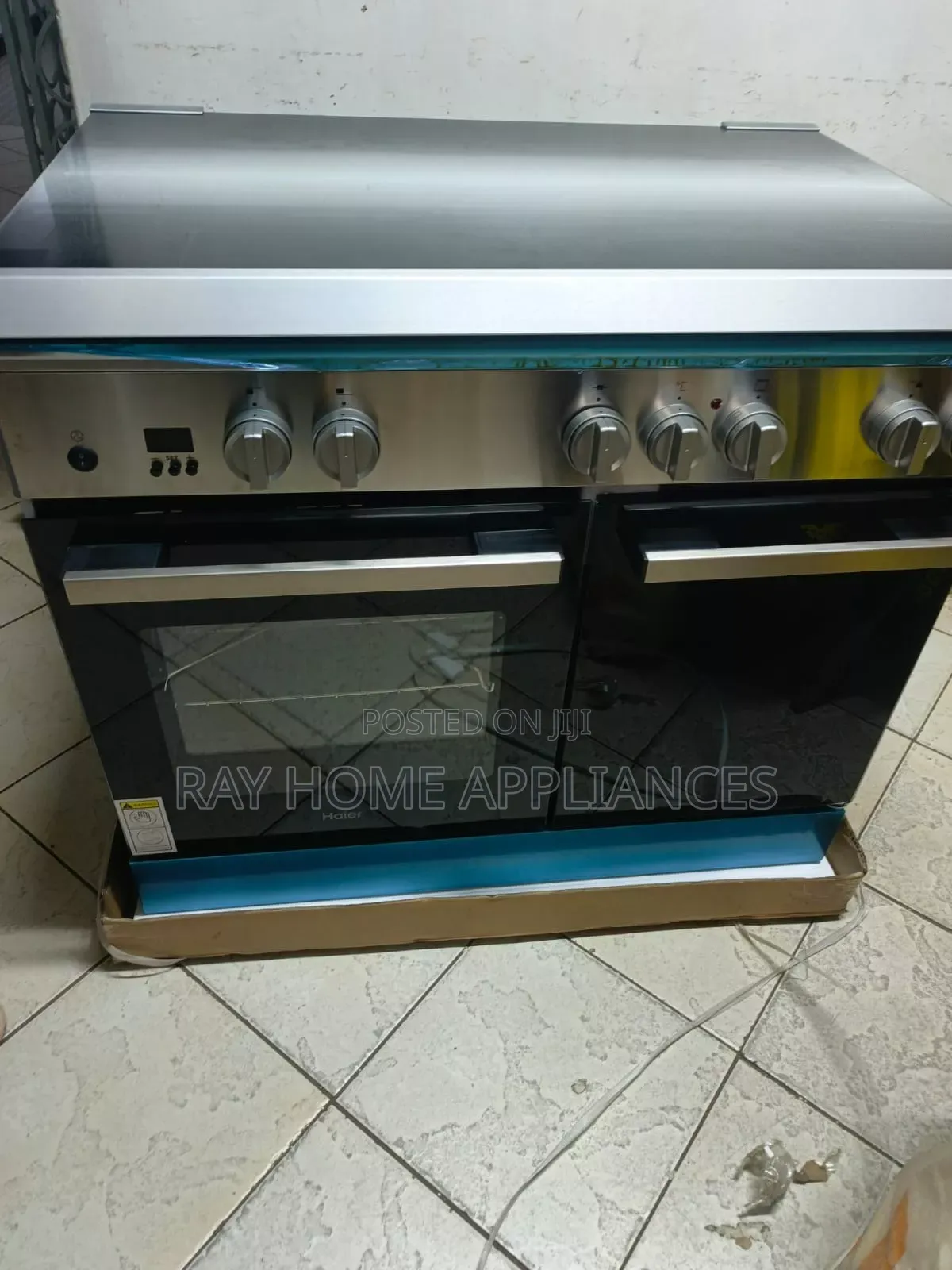 60*90cm Haier 5 Gas Standing Cooker With Gas Compartment