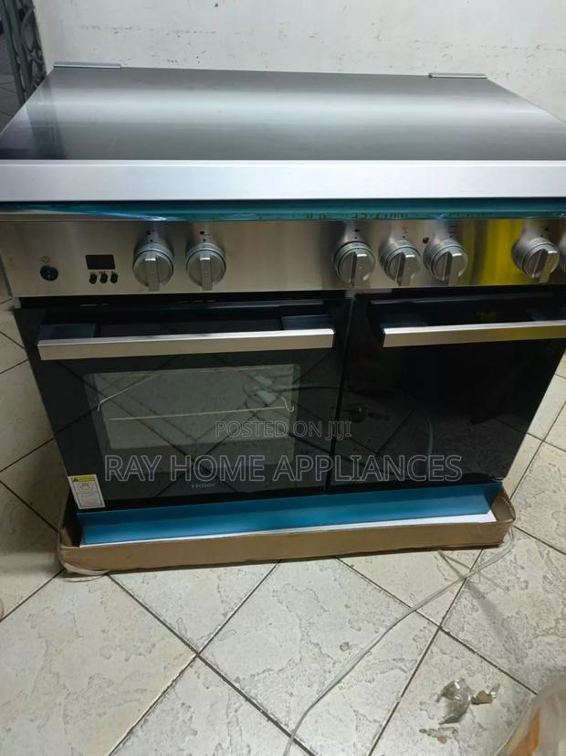 60*90cm Haier 5 Gas Standing Cooker With Gas Compartment