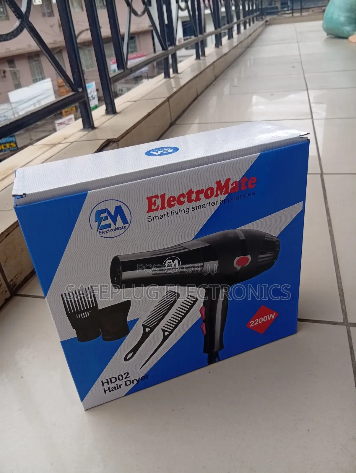 Electromate Professional Hair Dryer Compact Hair Styling Drying Tool