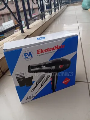 Electromate Professional Hair Dryer Compact Hair Styling Drying Tool