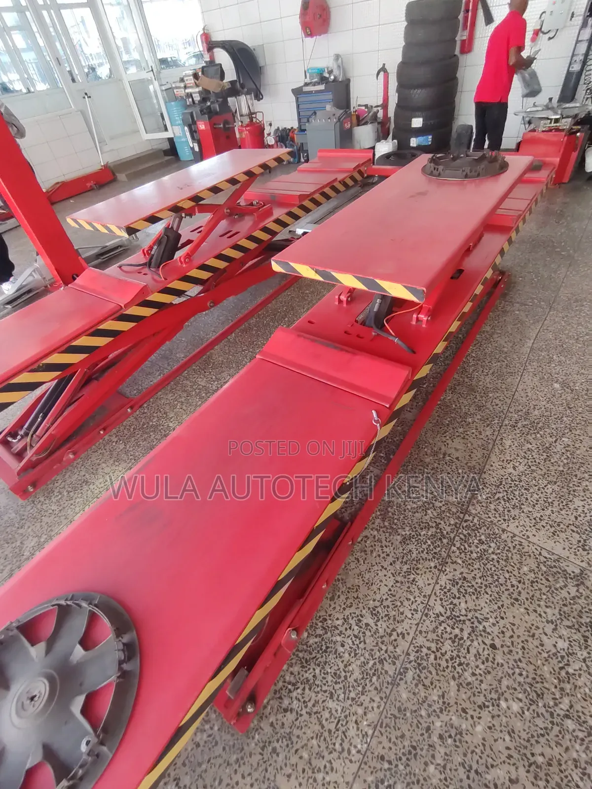 (Length 4500mm × 650mm Width) Heavy Duty Big Scissor Lift Machine Wula
