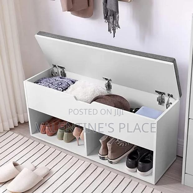 Elegant Entryway Shoe Organizer Bench - Brand New Look